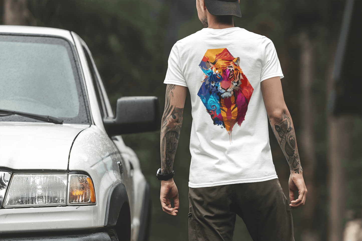 ANIMALS Tshirt : Tiger D - DRIISMA