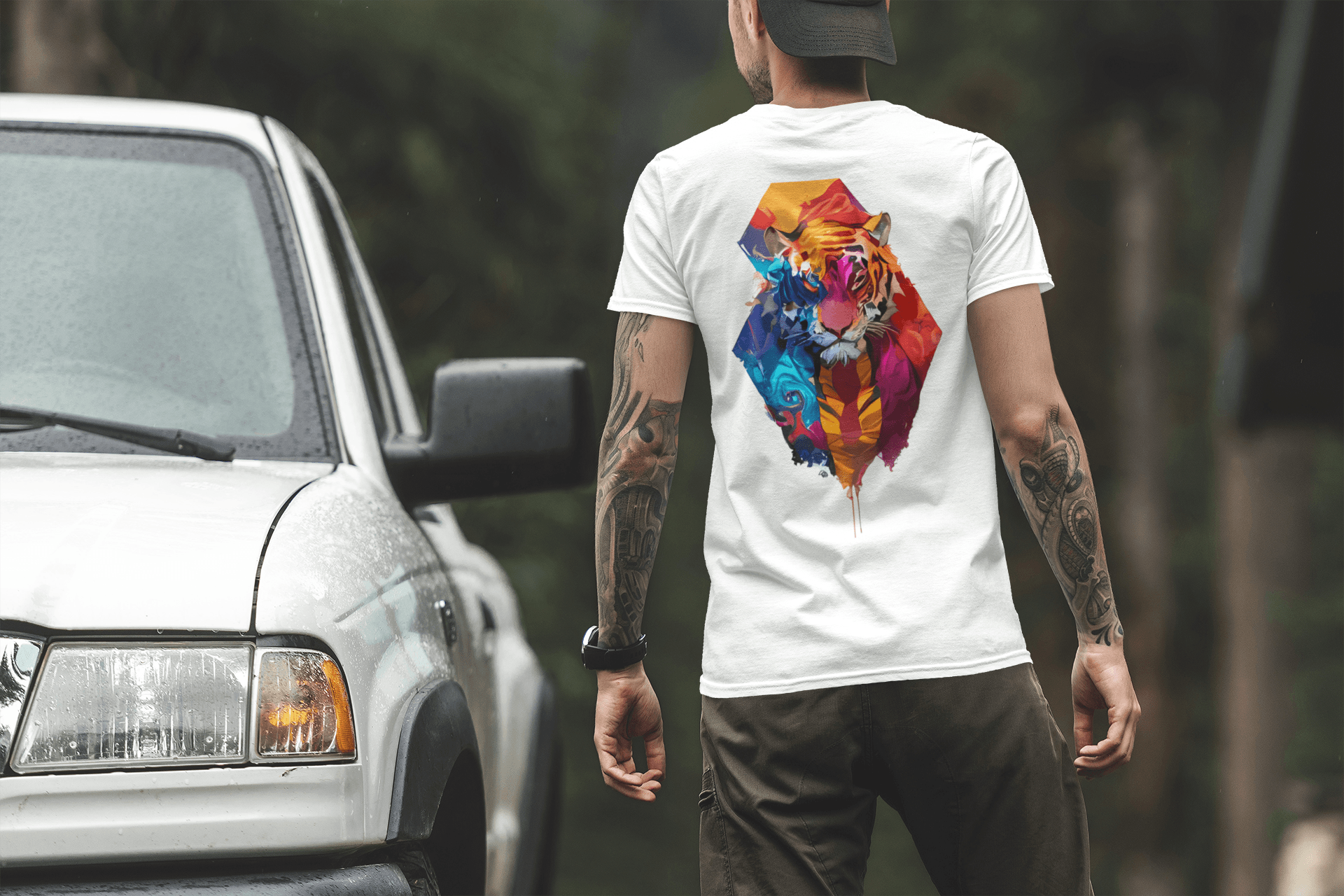 ANIMALS Tshirt : Tiger D - DRIISMA